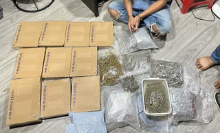 Tuyên Quang: Phá đường dây ma túy online, thu giữ hơn 8kg cần sa