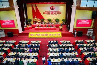 Khai mạc Đại hội đại biểu Đảng bộ tỉnh Thanh Hóa lần thứ XX, nhiệm kỳ 2025-2030