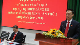 TP Hồ Chí Minh họp báo cung cấp kết quả Đại hội đại biểu Đảng bộ lần thứ I, nhiệm kỳ 2025-2030