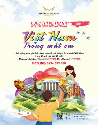 Sắc màu tuổi thơ bay bổng với “Việt Nam trong mắt em” - Cuộc thi vẽ tranh do tập đoàn Mường Thanh tổ chức