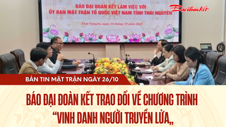 Bản tin Mặt trận sáng 26/10