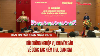 Bản tin Mặt trận sáng 28/10 