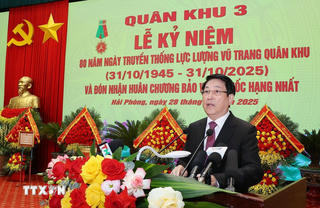 Chủ tịch nước: Xây dựng Lực lượng vũ trang Quân khu 3 chính quy, tinh nhuệ