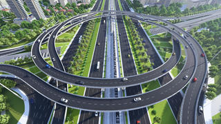 Toàn cảnh nút giao gần 2.400 tỷ đồng nối Đại lộ Thăng Long và Vành đai 3.5 