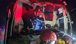 Tai nạn giao thông trên cao tốc Đà Nẵng - Quảng Ngãi, 5 người bị thương