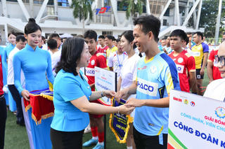 Hấp dẫn chung kết Giải bóng đá công nhân, viên chức Việt Nam 2025