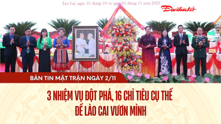 Bản tin Mặt trận sáng 2/11