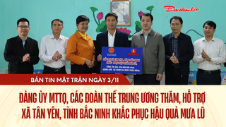 Bản tin Mặt trận sáng 3/11
