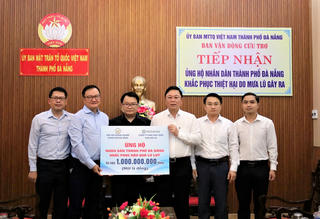 Đà Nẵng: Tiếp nhận hơn 26 tỷ đồng ủng hộ người dân bị thiệt hại do bão số 12