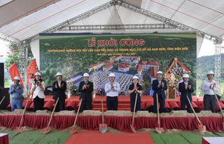 Nhiều địa phương khởi công các trường phổ thông liên cấp tại các xã biên giới