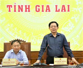 Phó Thủ tướng Hồ Quốc Dũng: Huy động toàn lực giúp Gia Lai khắc phục hậu quả bão số 13