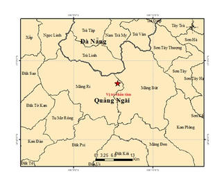 Quảng Ngãi: Động đất 4.0 độ Richter tại Quảng Ngãi