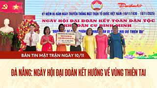 Bản tin Mặt trận sáng 10/11