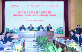 Hội thảo khoa học quốc gia “Xây dựng Quy định về công tác chính trị, tư tưởng”