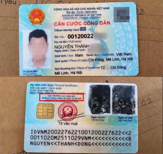 Phạt đến 10 triệu đồng cho hành vi làm giả, cho thuê, cầm cố thẻ căn cước công dân 