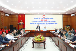 Mặt trận thành phố Hà Nội góp ý văn kiện Đại hội Đảng lần thứ XIV