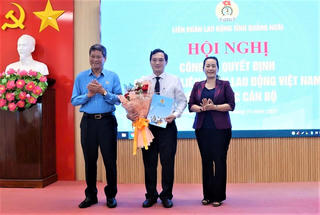 Quảng Ngãi có tân Chủ tịch Liên đoàn Lao động tỉnh