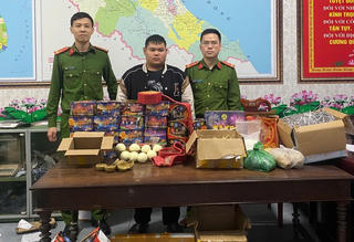 Hà Tĩnh: Triệt phá ‘chợ pháo ngầm’ buôn bán gần 7 tấn pháo trên không gian mạng