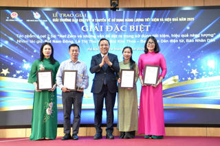 Trao 40 giải thưởng cho các tác phẩm báo chí về tiết kiệm năng lượng