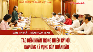 Bản tin Mặt trận sáng 16/11