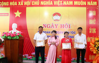 Khánh Hòa: Tưng bừng Ngày hội Đại đoàn kết toàn dân tộc thôn Khánh Nhơn 1