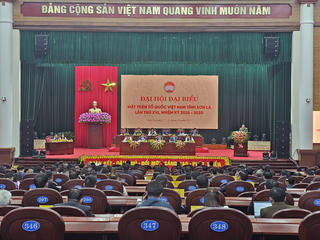 350 đại biểu tham dự Đại hội Đại biểu MTTQ Việt Nam tỉnh Sơn La lần thứ XVI