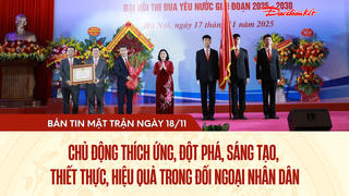 Bản tin Mặt trận sáng 18/11