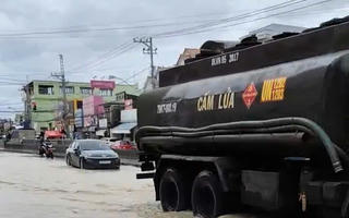 Khẩn trương khắc phục sạt lở trên đèo Khánh Lê - QL27C