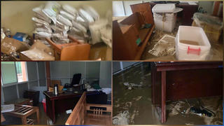 Quảng Trị: Mưa lũ cuốn trôi, làm ướt nhiều hồ sơ giấy tờ ở UBND xã Đakrông