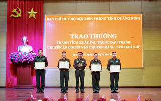 Quảng Ninh: Khen thưởng tập thể, cá nhân triệt phá đường dây mua bán 'khí cười' quy mô lớn