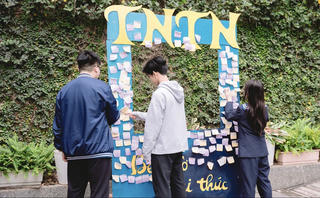 Học sinh gửi gắm lòng biết ơn thầy cô dịp 20/11