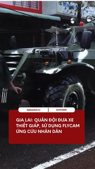 Gia Lai: Quân đội đưa xe thiết giáp, sử dụng flycam ứng cứu nhân dân