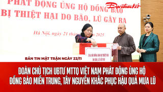 Bản tin Mặt trận sáng 22/11