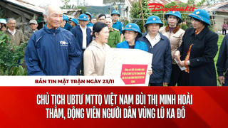 Bản tin Mặt trận sáng 23/11