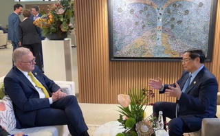 Thủ tướng Chính phủ Phạm Minh Chính gặp Thủ tướng Australia