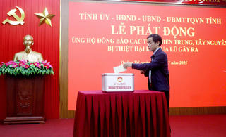 Quảng Trị phát động ủng hộ đồng bào các tỉnh miền Trung, Tây Nguyên bị thiệt hại do mưa lũ