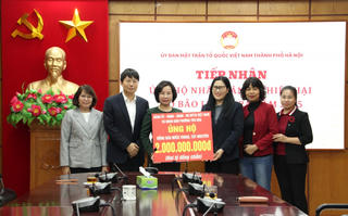 MTTQ TP. Hà Nội tiếp nhận hơn 22 tỷ đồng ủng hộ người dân các tỉnh miền Trung - Tây Nguyên 