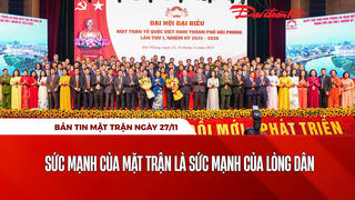 Bản tin Mặt trận sáng 27/11
