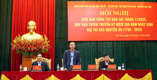 Hà Tĩnh triển khai tuyên truyền kỷ niệm 260 năm Ngày sinh Đại thi hào Nguyễn Du