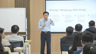 Kiểm toán nhà nước tập huấn hướng dẫn báo cáo quyết toán ngân sách cho 40 học viên