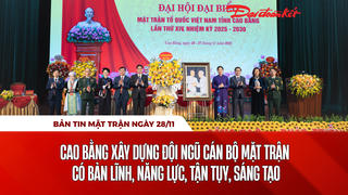 Bản tin Mặt trận sáng 28/11