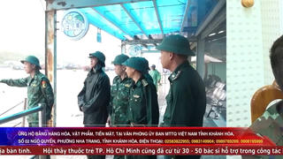 Bộ đội Biên phòng Khánh Hòa ứng trực 100% quân số, sẵn sàng bảo vệ ngư dân trước bão số 15