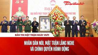 Bản tin Mặt trận sáng 29/11