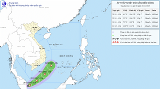 Chủ động ứng phó với áp thấp nhiệt đới gần biển Đông