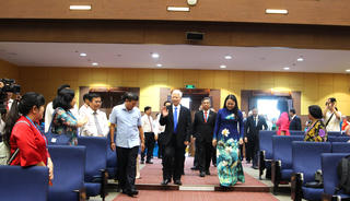 Các vị lãnh đạo Trung ương dự đại hội Mặt trận TP Hồ Chí Minh, nhiệm kỳ 2025-2030 