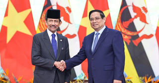Thủ tướng Phạm Minh Chính hội kiến Quốc vương Brunei