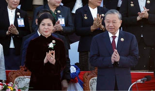 Tổng Bí thư Tô Lâm và Phu nhân dự Lễ kỷ niệm 50 năm Quốc khánh Lào