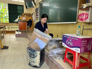 Khánh Hòa: Một số trường cho học sinh tạm dừng đến lớp để tránh lụt