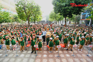 Hà Nội: Hơn 1.662 học sinh Tiểu học Trung Tự được trang bị kiến thức an toàn giao thông