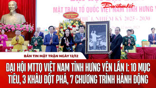 Bản tin Mặt trận sáng 12/12